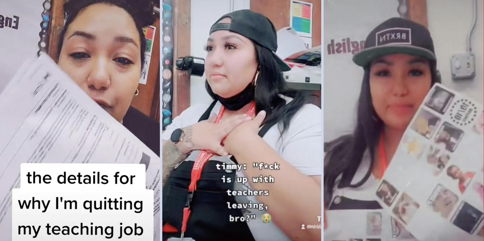 teacher explains why she quit her job in viral tiktok