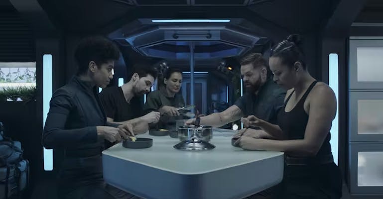 a scene from The Expanse