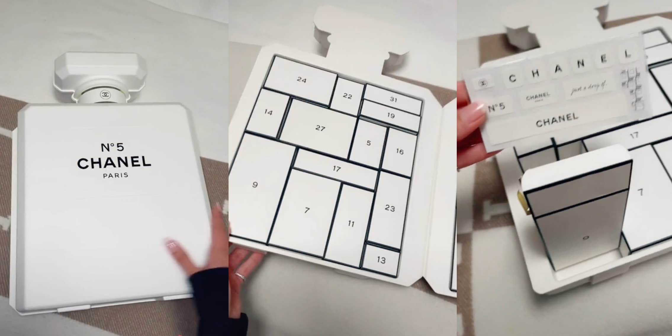 TikToker Unboxes Stickers, Samples from 825 Chanel Advent Calendar