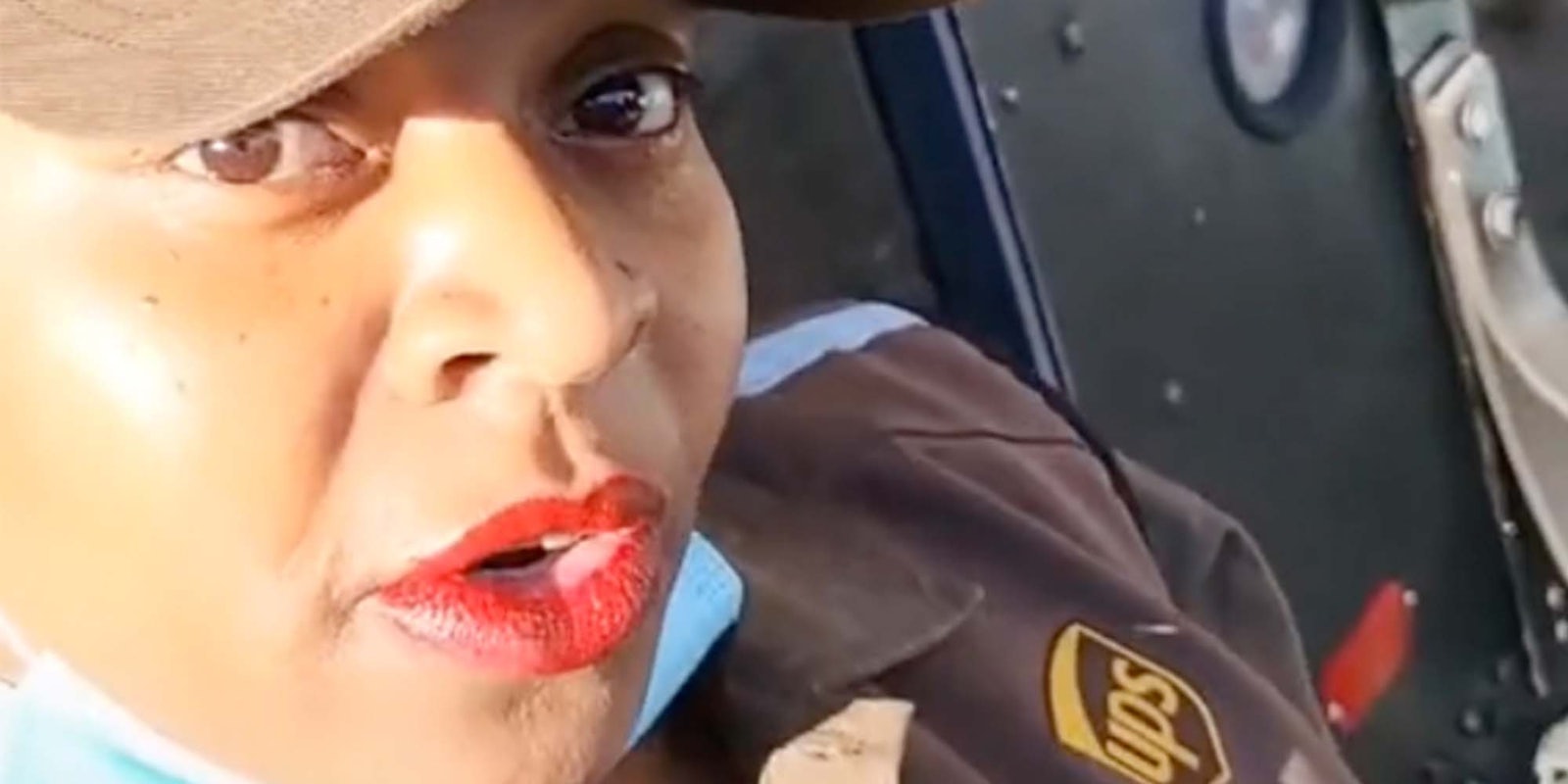 In a TikTok, a UPS driver says she was racially profiled.