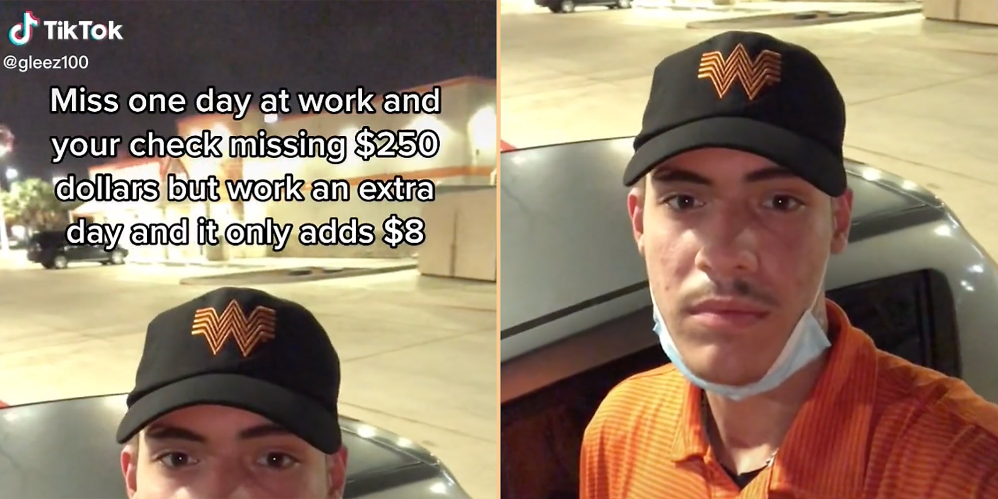 A Whataburger employee.