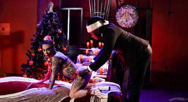 Joanna Angel & Rob Piper in Burning Angel’s “Cum on my Christmas Tattoo”