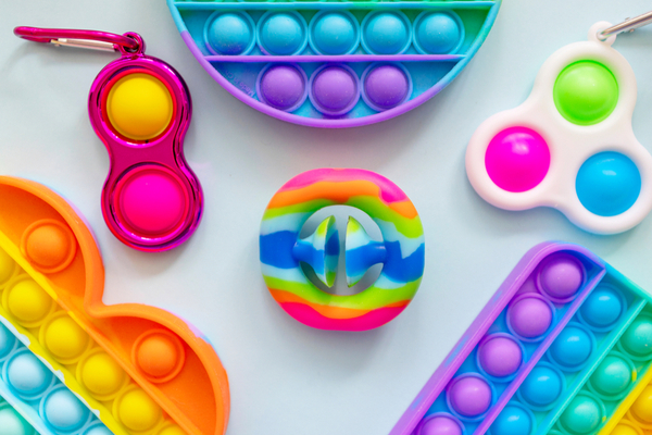 different types of pop it fidget toys