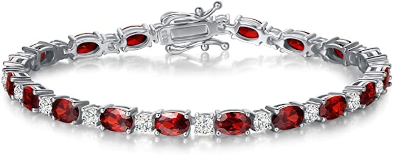 January birthstone jewelry bracelet