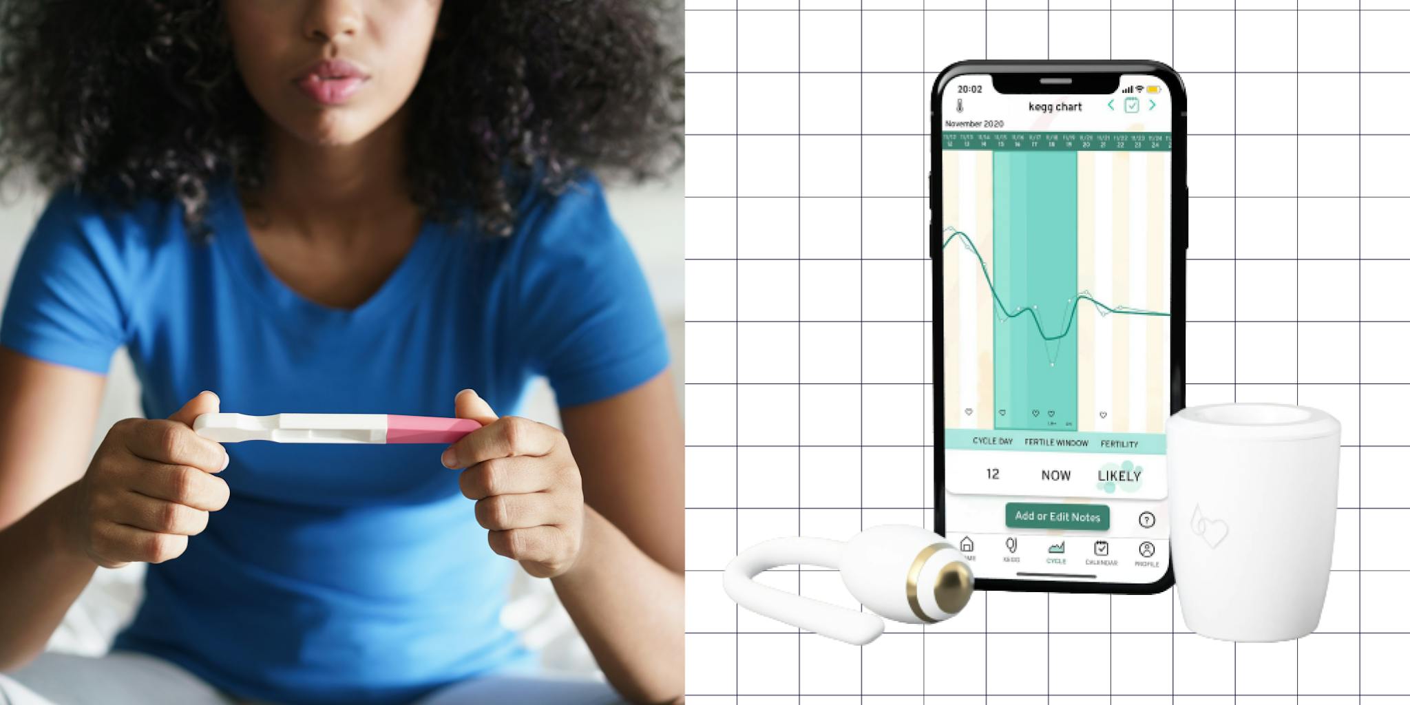 When you’re trying for a baby, set yourself up for success with the Kegg fertility tracker