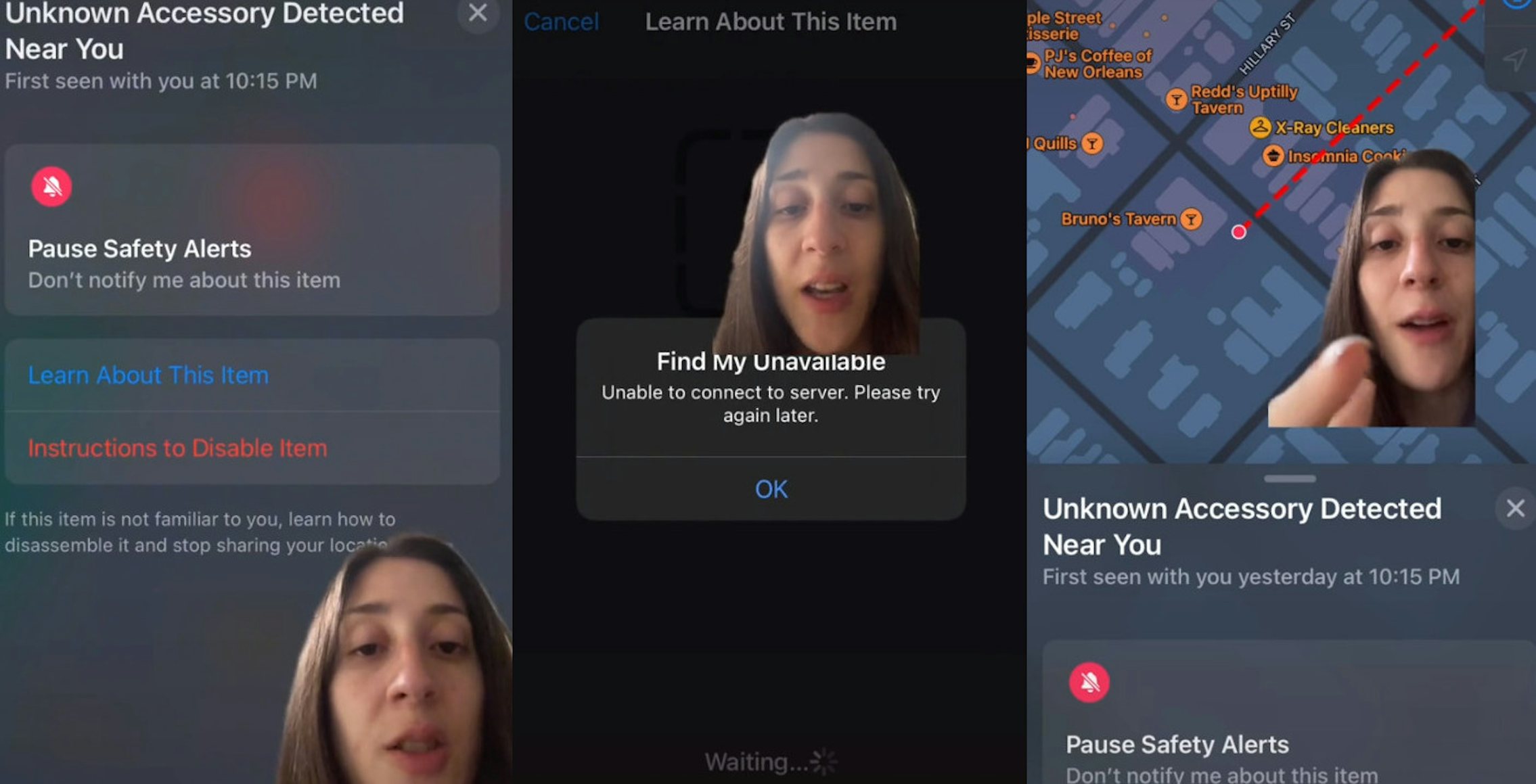 Woman says someone tracked and followed her using Apple AirTag in
