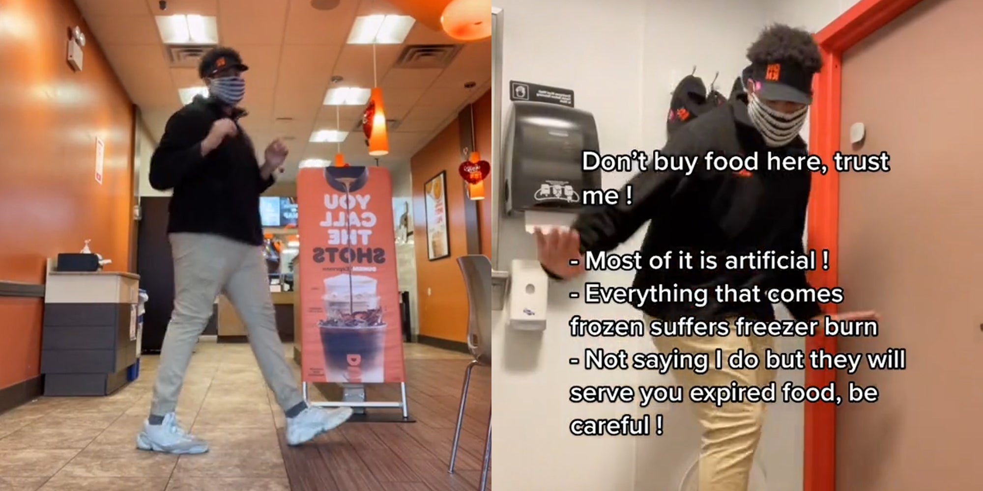 Dunkin’ Worker Urges Customers to Not Buy the Food in Viral TikTok