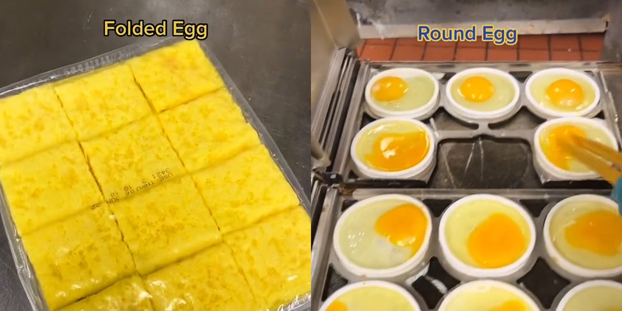 McDonald's TikToker Shows Difference Between Its Round, Folded Eggs