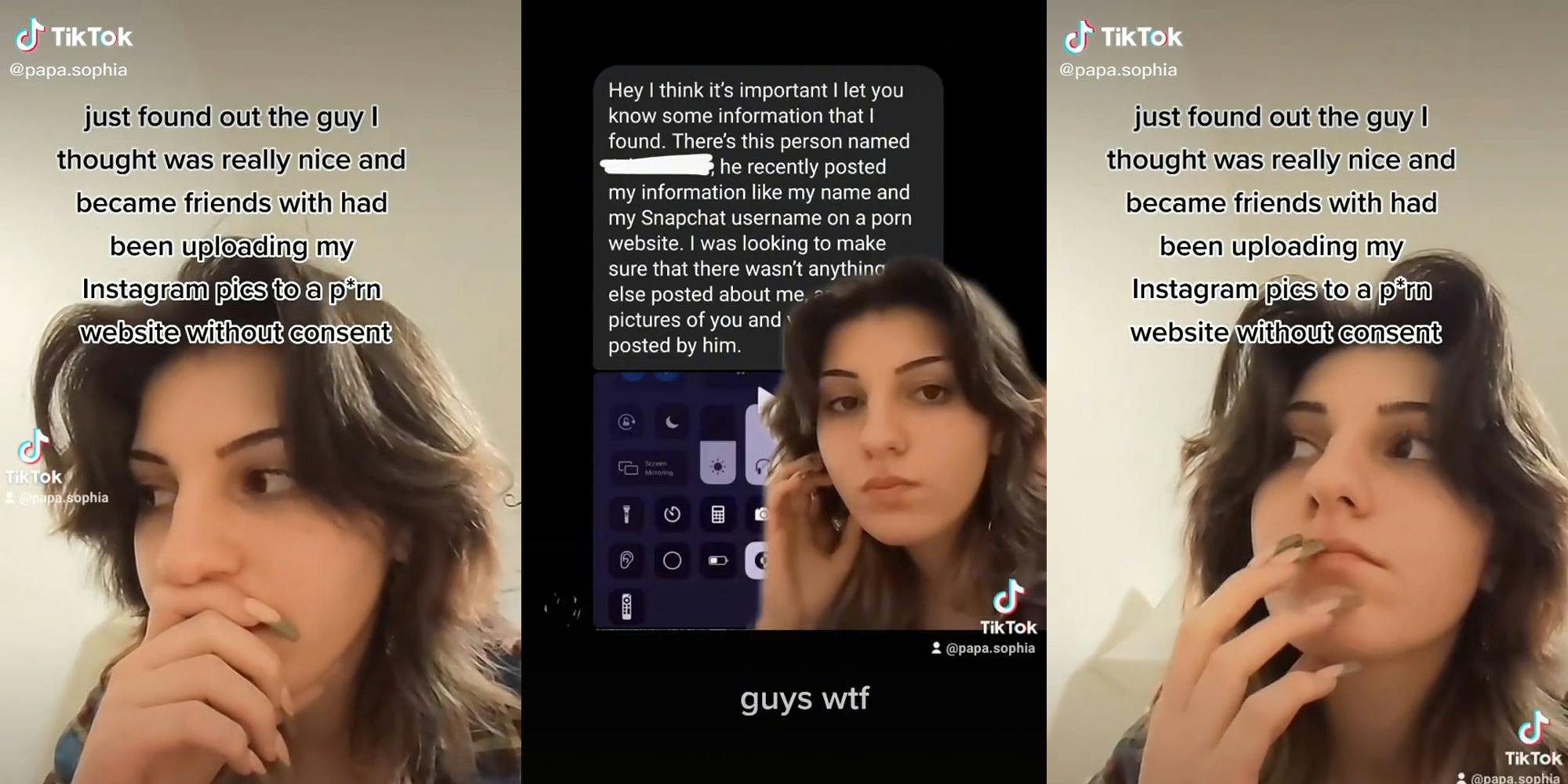 TikToker Says Male Friend Uploaded Her Instagram Photos to Porn Site