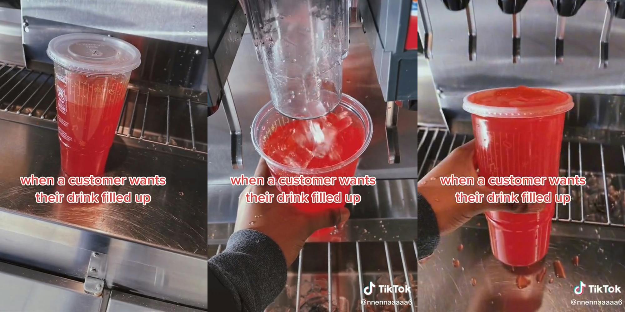 McDonald's Worker Shares What They Do to Fill Customers' Drinks