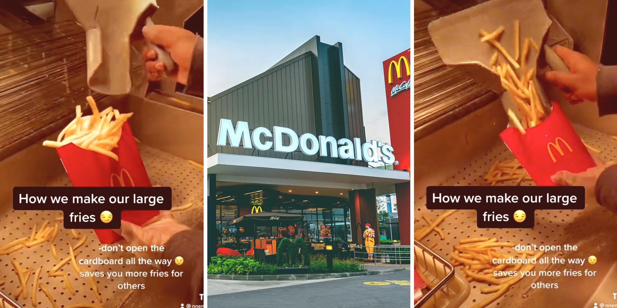 mcdonalds large fries