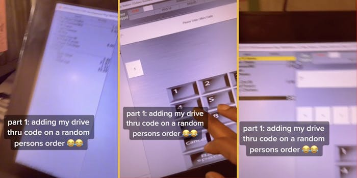 McDonald's worker adds code on customers' orders to gain redeemable points in viral TikTok.