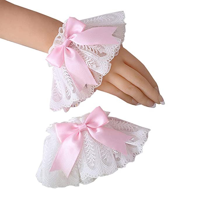 Lace hand gloves