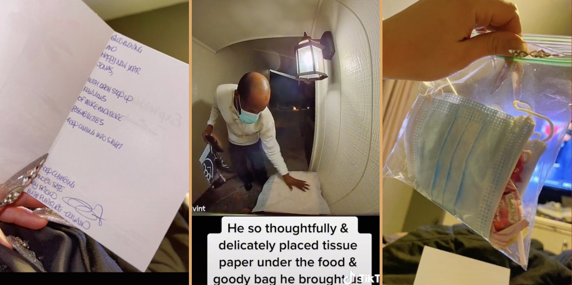 Uber Eats Driver Delivers Handwritten Card and Poem Alongside Food - Vimarsana News