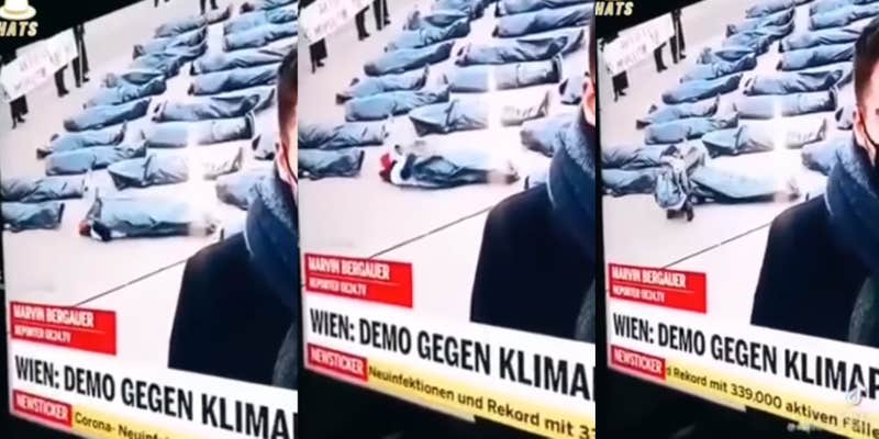 A screenshot from a Facebook post that was pushing a conspiracy theory about a COVID crisis actor.