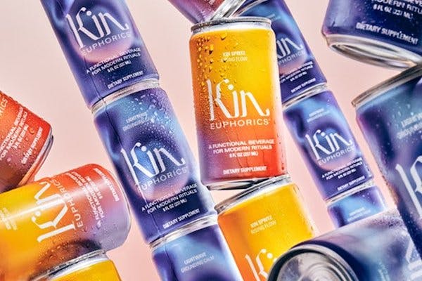 Kin Euphorics sample pack of non-alcoholic beer to help elevate your mood