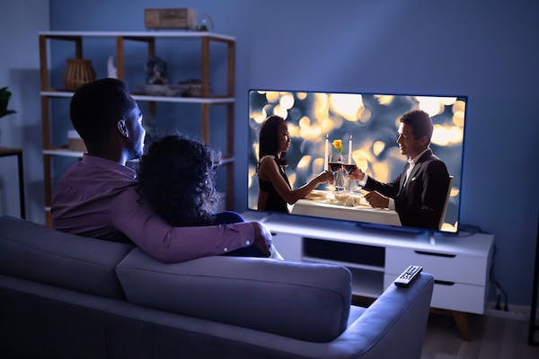 Movie night is the go-to at-home date idea