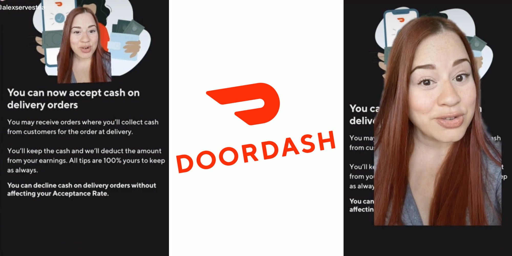 TikToker Says DoorDash’s New Cash Policy Puts Drivers at Risk