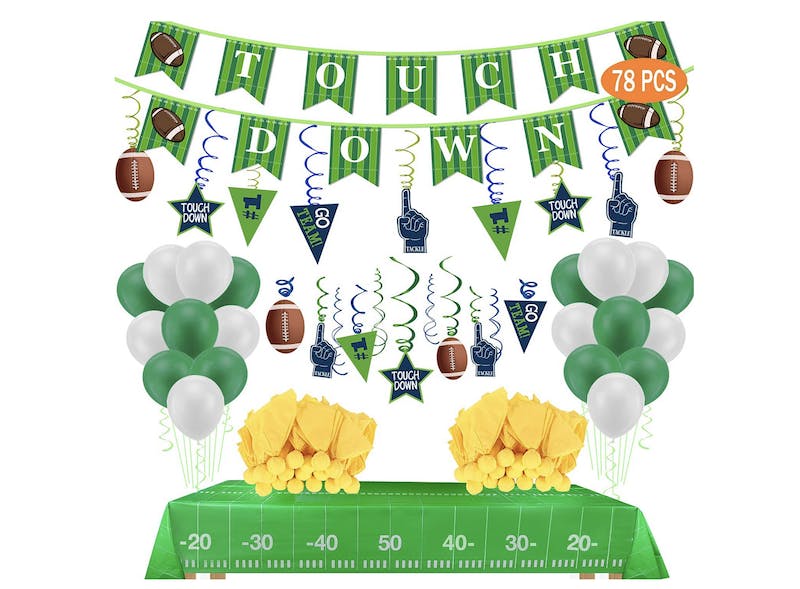 football party decorations