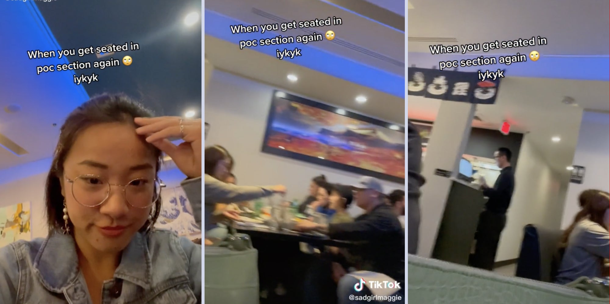 TikToker Says She Was Seated In 'POC Section' of Restaurant - Vimarsana News