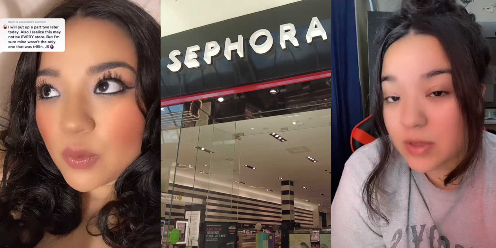 Ex Sephora employee detailing makeup secrets on TikTok
