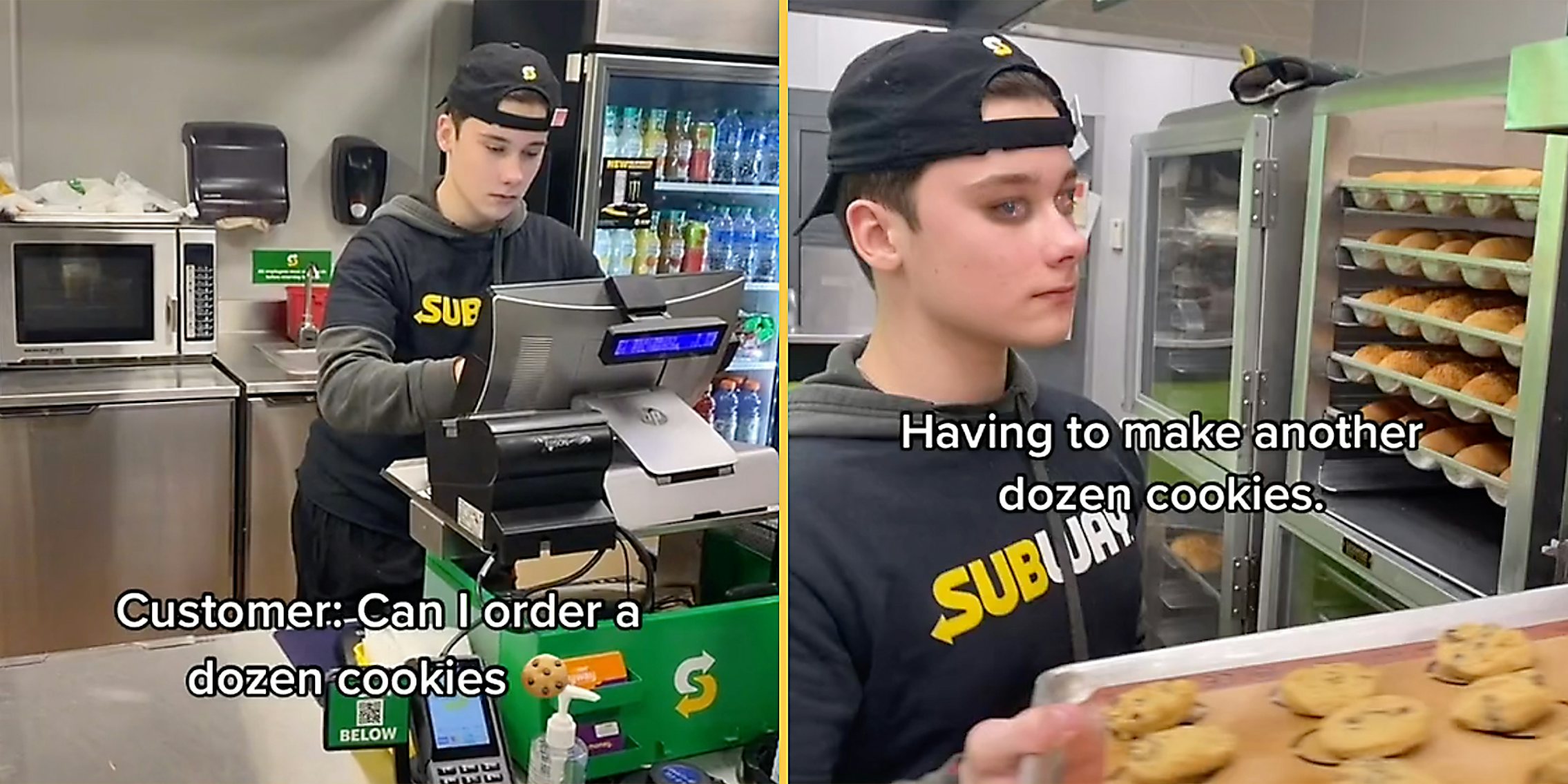 Subway Worker Blasts Customer Who Orders a Dozen Cookies