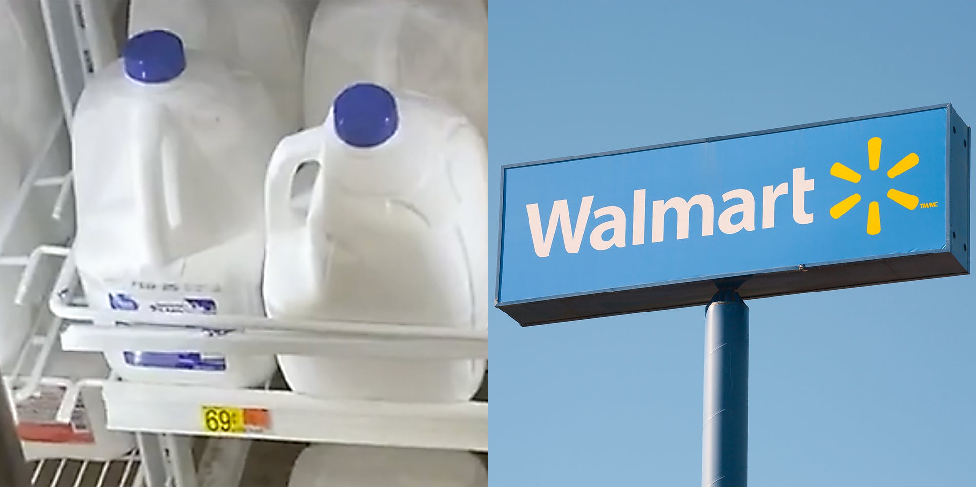 Milk Prices at 2 Nearby Walmarts Spark Outrage in Viral TikTok