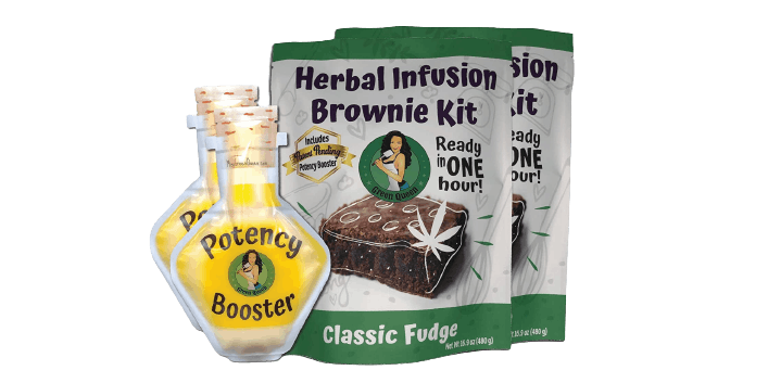 Green Queen Herbal Infusion Brownie Kit