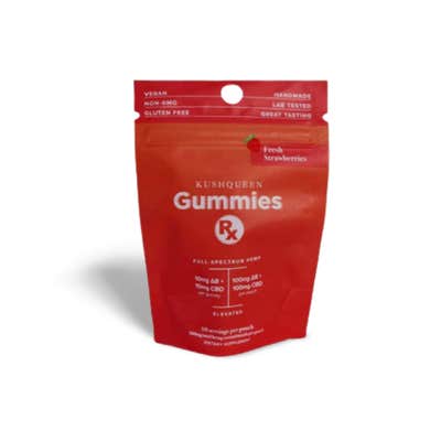Gummies Rx Elevated Strawberry CBD + Delta 8 THC Chews