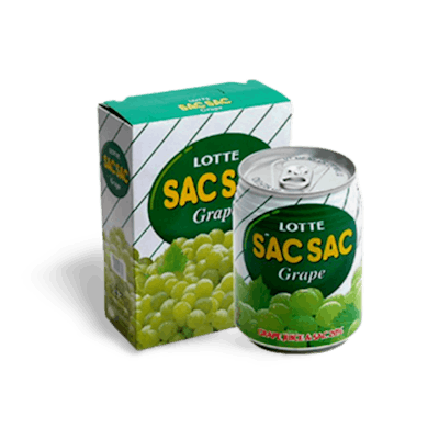 Non-alcoholic Korean drink Sac Sac Grape Drink