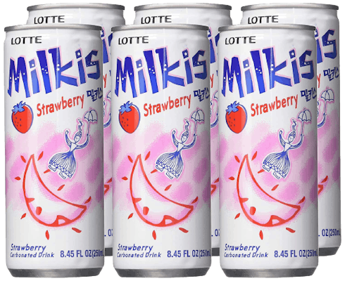 Non-alcoholic Korean drink Milkis
