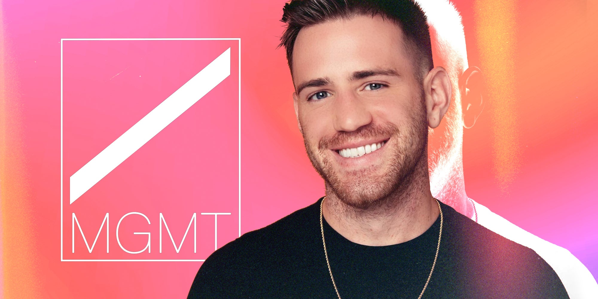 'Slash Mgmt' Man smiling