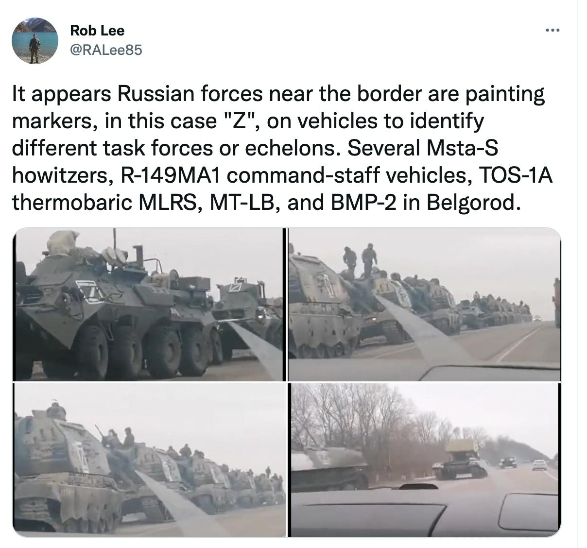 z on russian forces