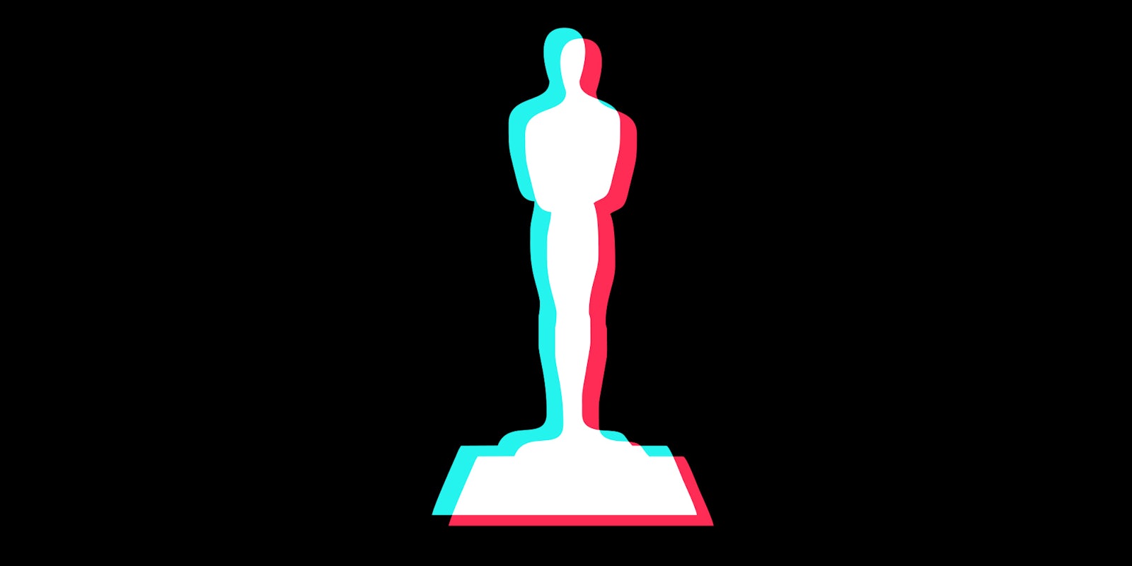 Oscar trophy silhouette