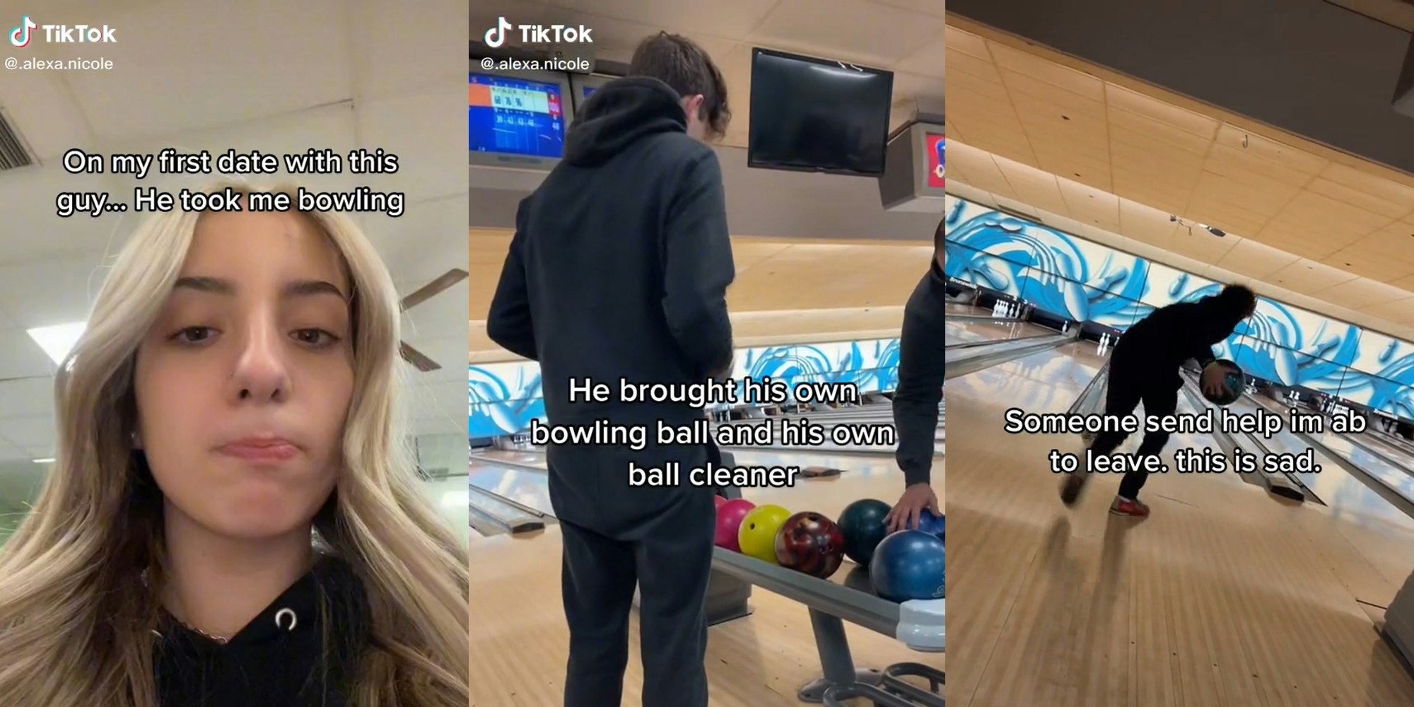 Woman Says Man Took His Own Bowling Ball on Date, Sparking Debate