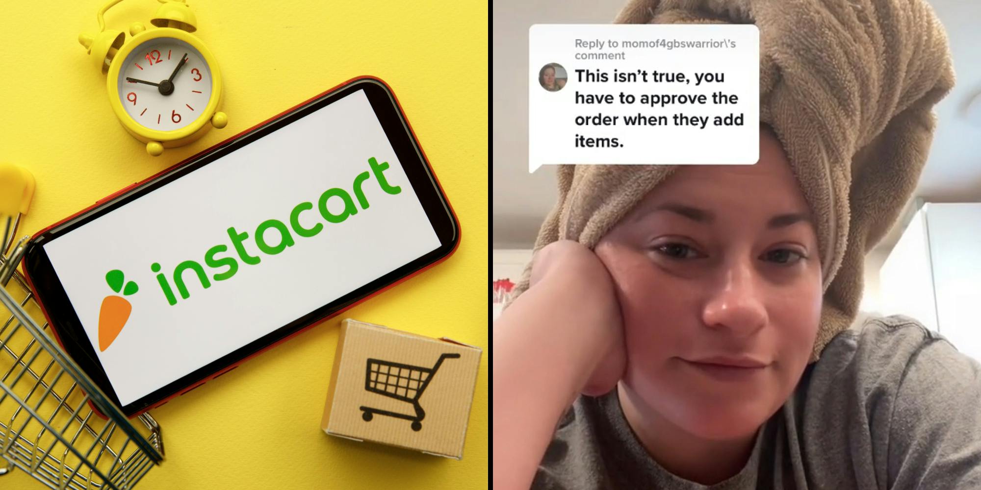 TikToker Says Instacart Shopper Tried Making her $37 Order into $190