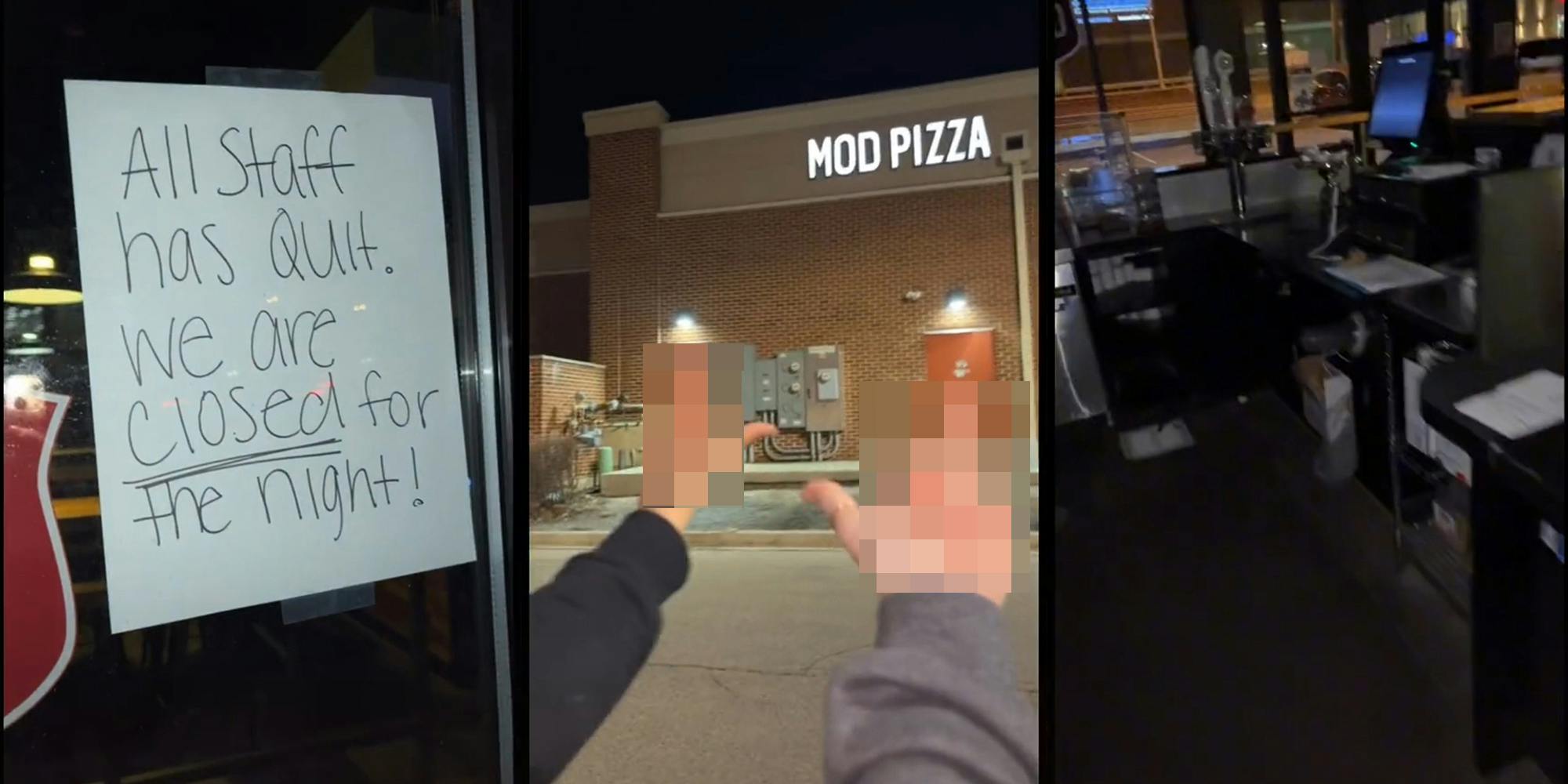 Mod Pizza Worker Alleges Sexual Harassment, Says Whole Staff Quit