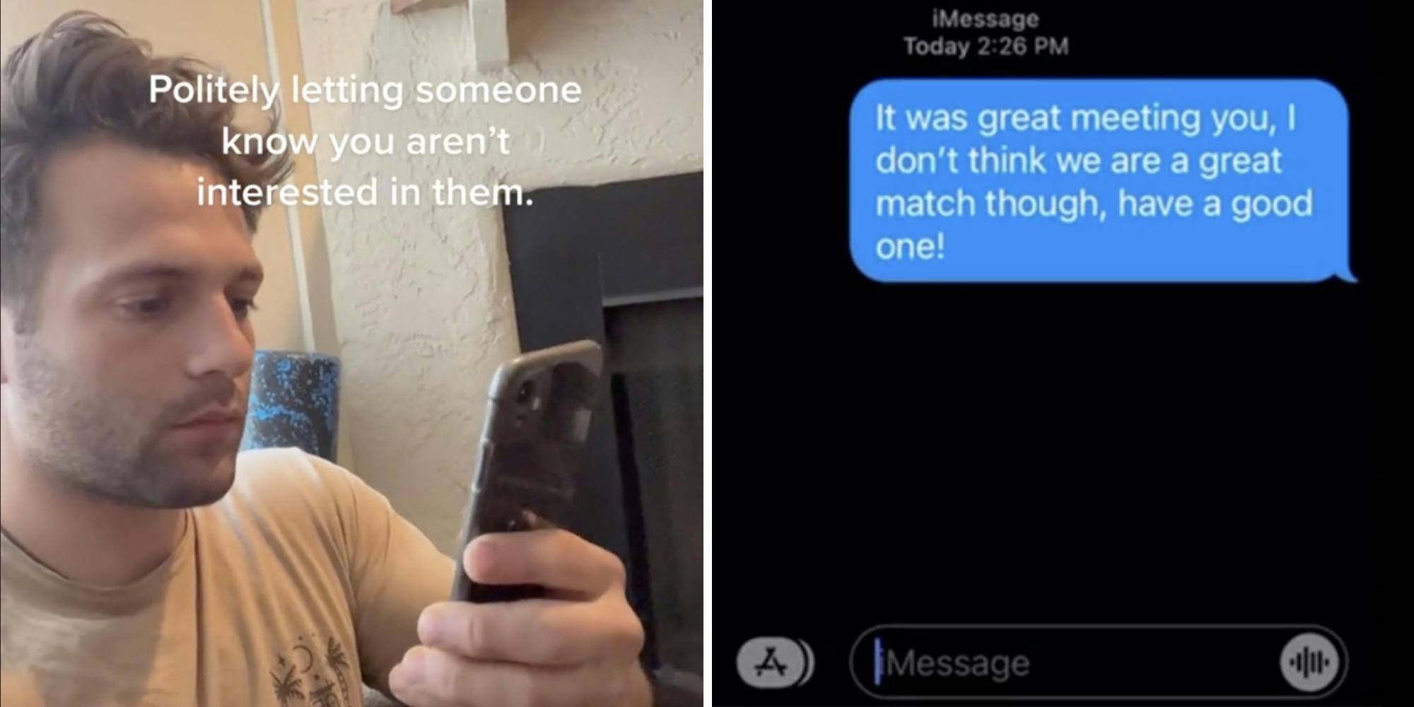 TikToker shares ‘Polite’ Breakup Text to Online Date, Sparking Debate