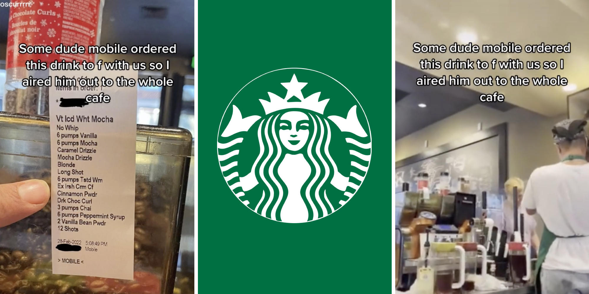 Starbucks Worker Exposes Customer Who Ordered A Ton Of Modifications