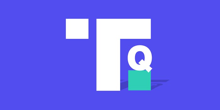 truth social logo + letter Q