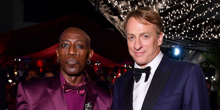 Wesley Snipes and Tony Hawk