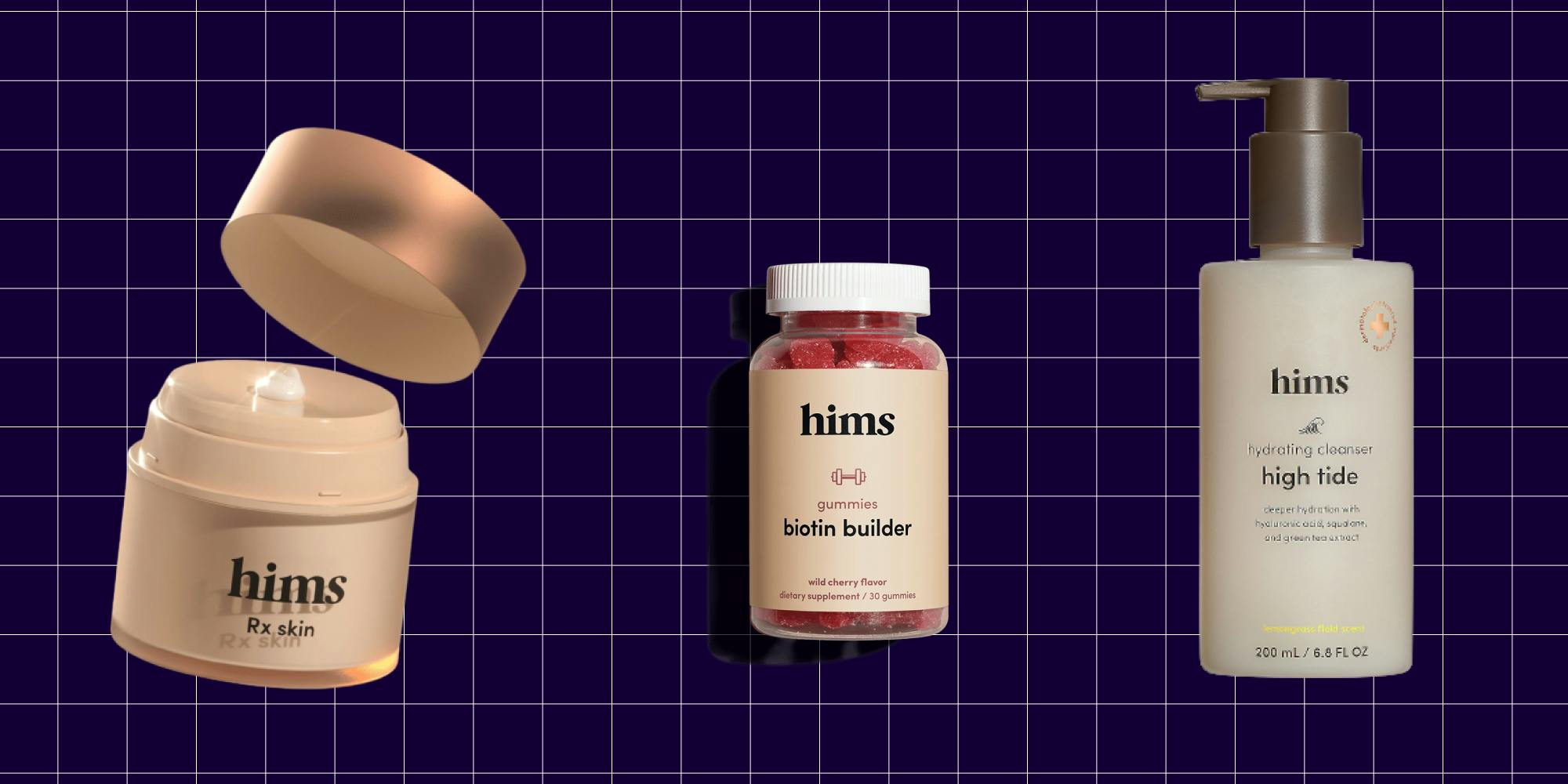 hims hairloss and skin care line