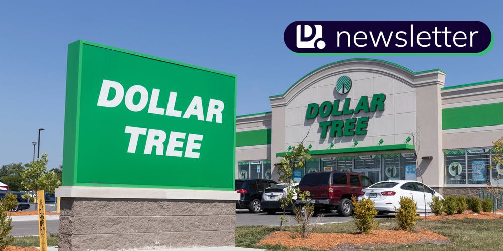 A Dollar Tree store. In the top right corner is the Daily Dot newsletter logo.