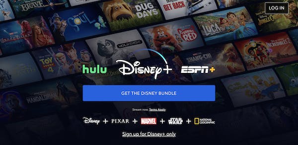 Disney+ Hulu and ESPN bundle screen is great when you're done with Netflix