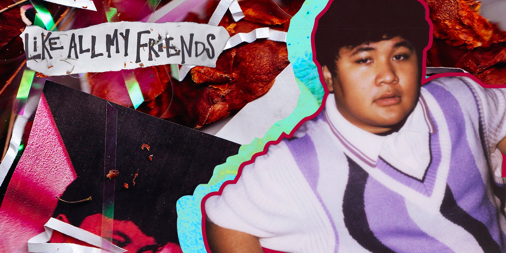 'All of my friends' a man laying