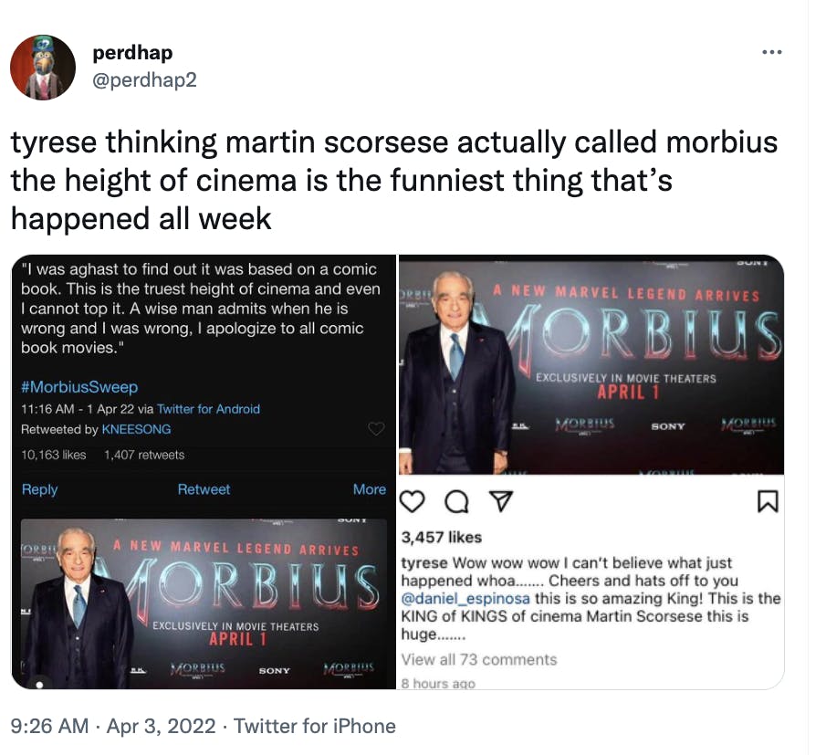morbius meme