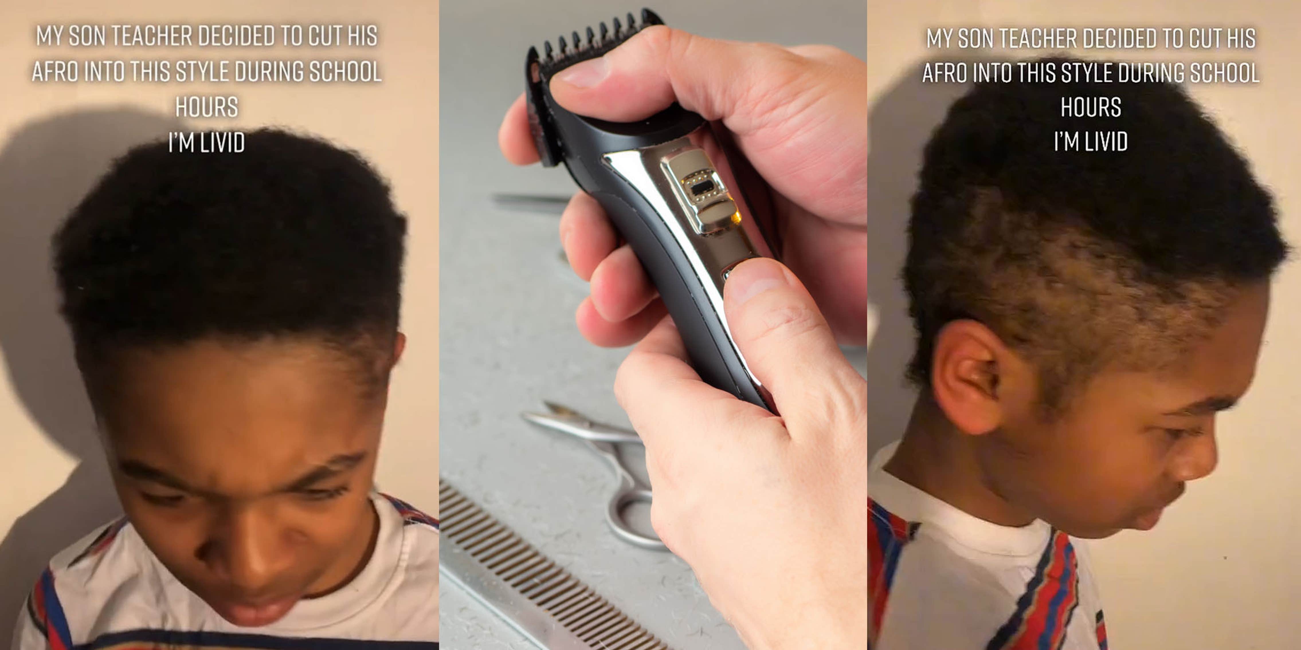 Black Child's Teacher Accused of Cutting His Afro Off