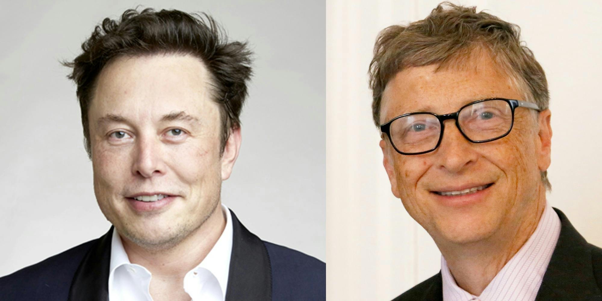 Elon Musk and Bill Gates