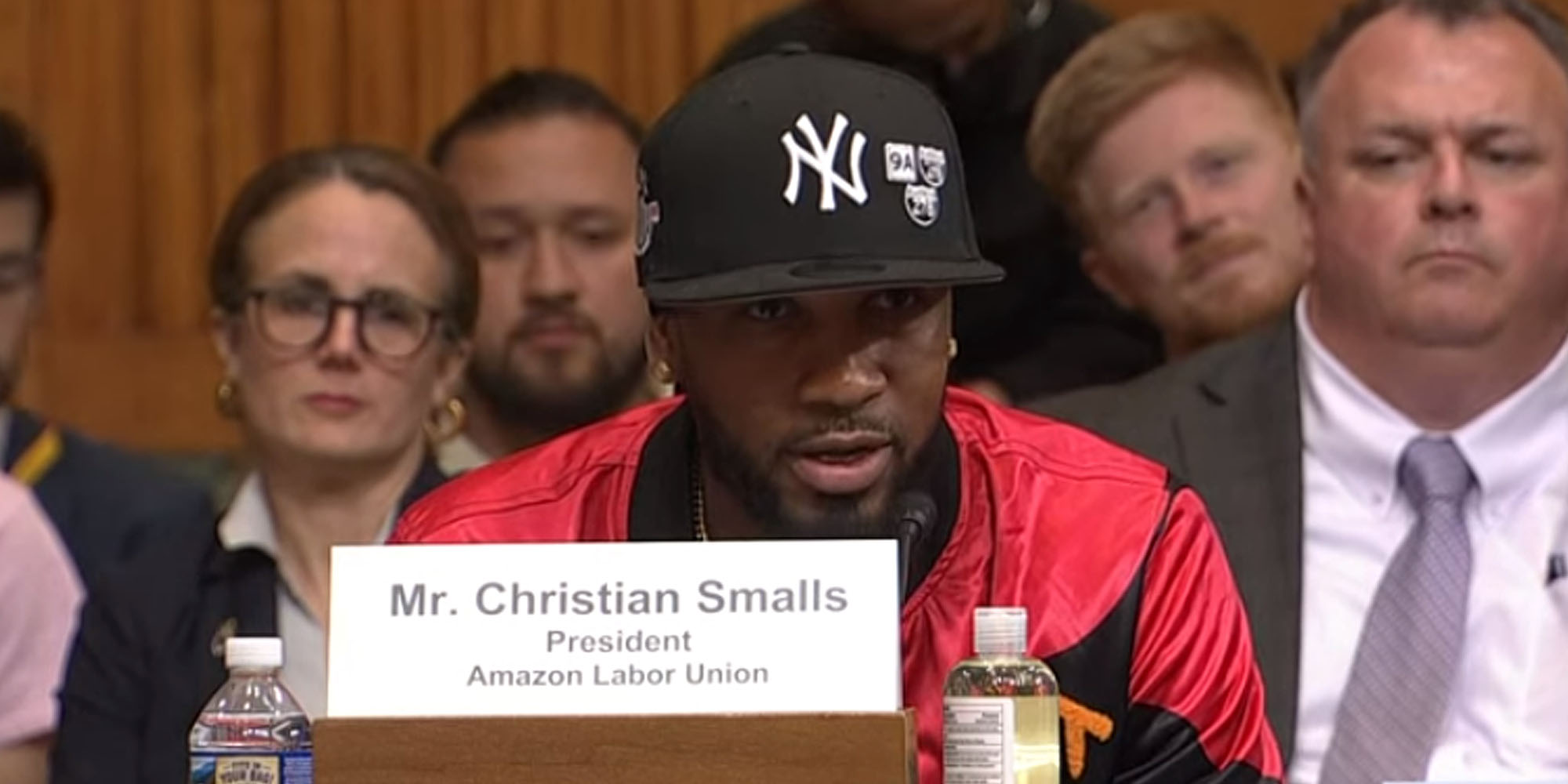 Amazon Labor Union President Chris Smalls Checked SC Senator Lindsey Graham [VIDEO]