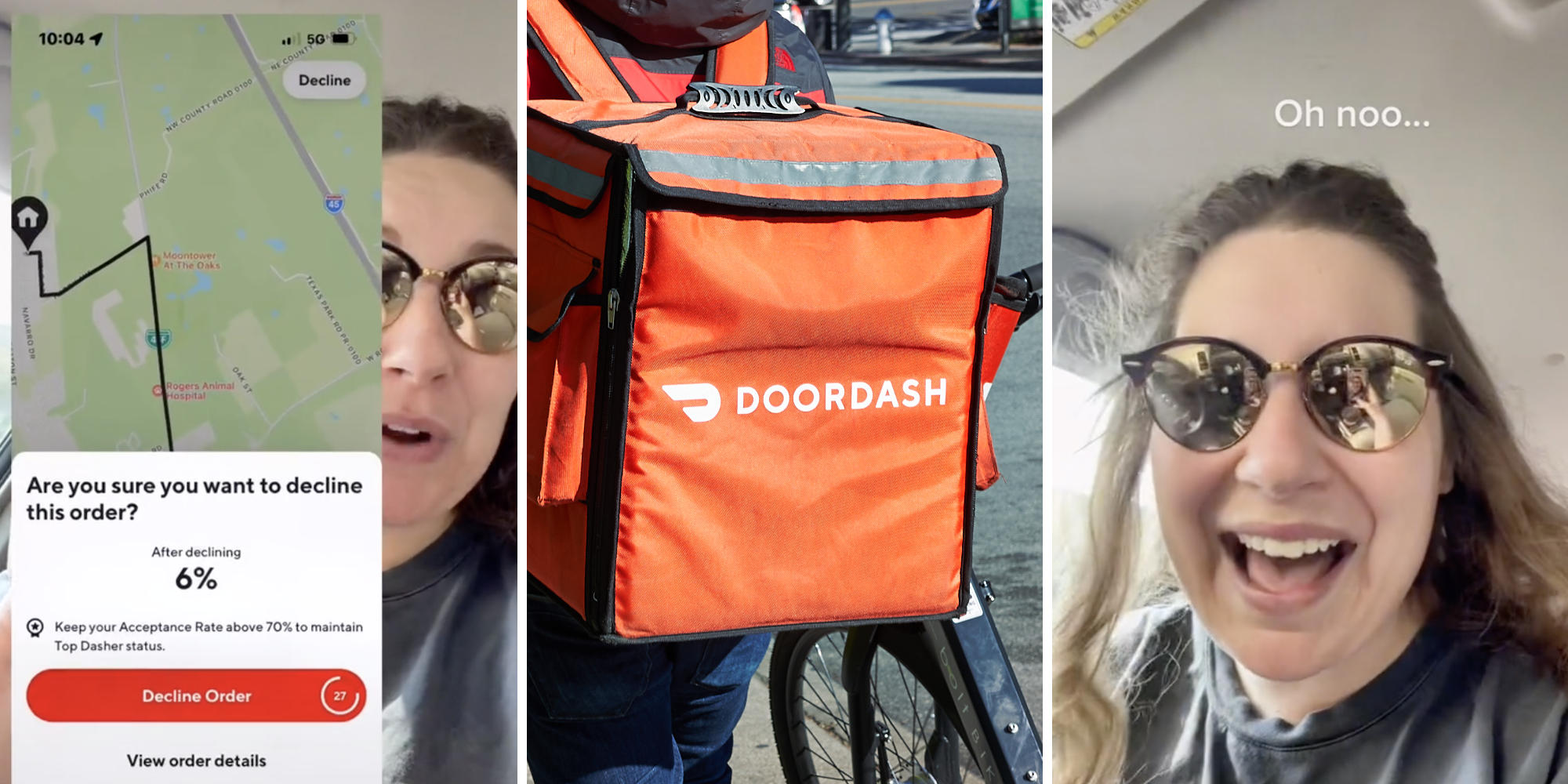 DoorDash Driver Says Declining Orders Can Threaten 'Top Dasher' Status